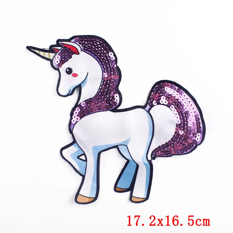 Красивые блестки искусственные животные для одежды патчи с вышивкой утюгом