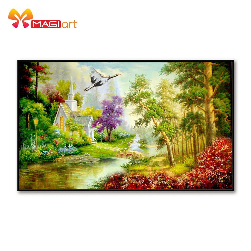 вышивка крестом наборы рукоделие для рукоделия 11CT водорастворимые картины