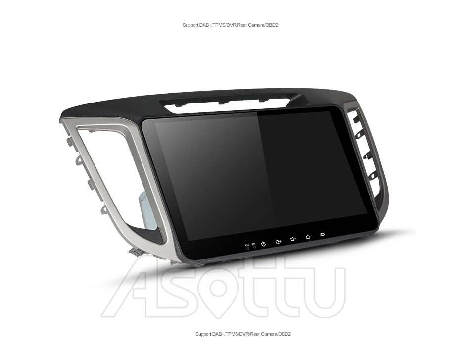Автомобильный dvd-плеер Asottu HY301 2G android 9,0 PX30 1024*600 для HYUNDAI IX25 CRETA gps стерео автомобильный мультимедийный плеер dvd