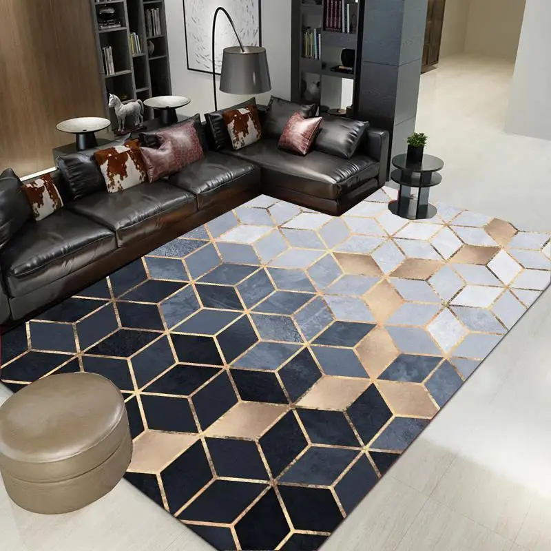 Черные маленькие двойные звезды скандинавские Dywaniki Dywan Tapis De Priere Розовая гостиная