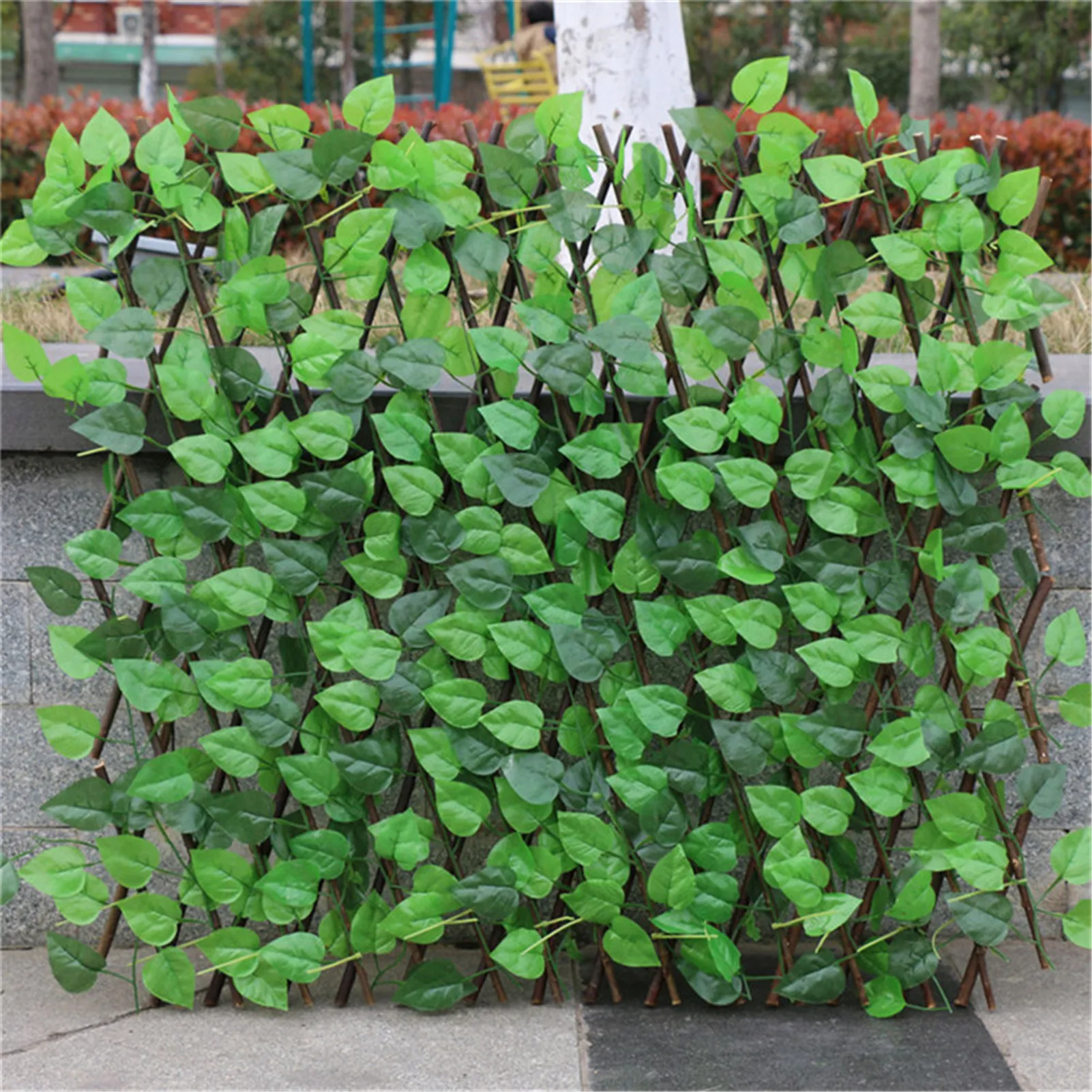 

Expanding Trellis Fence Retractable Fence Artificial Garden Plant Fence UV Protected Garden Fence Backyard Decor Greenery Walls