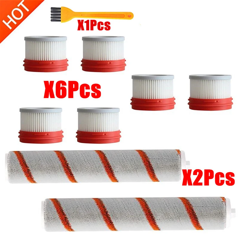 

HEPA Filter For Xiaomi Dreame V9 V9B V10 Wireless Handheld Vacuum Cleaner Accessories Hepa Filter Roller Brush Parts Kit