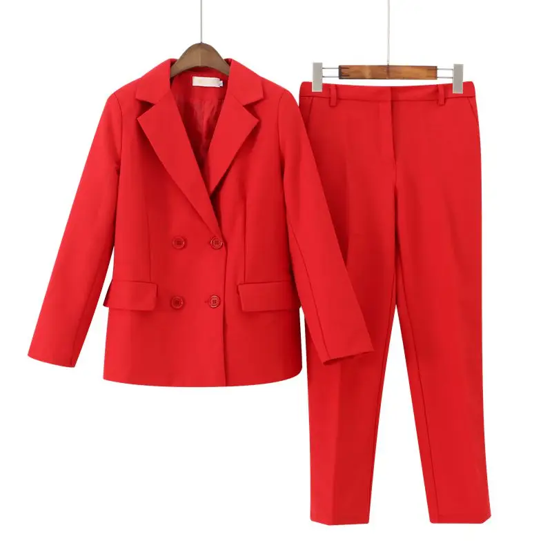 Комплект из 2 предметов женские костюмы весна-осень модный офисный