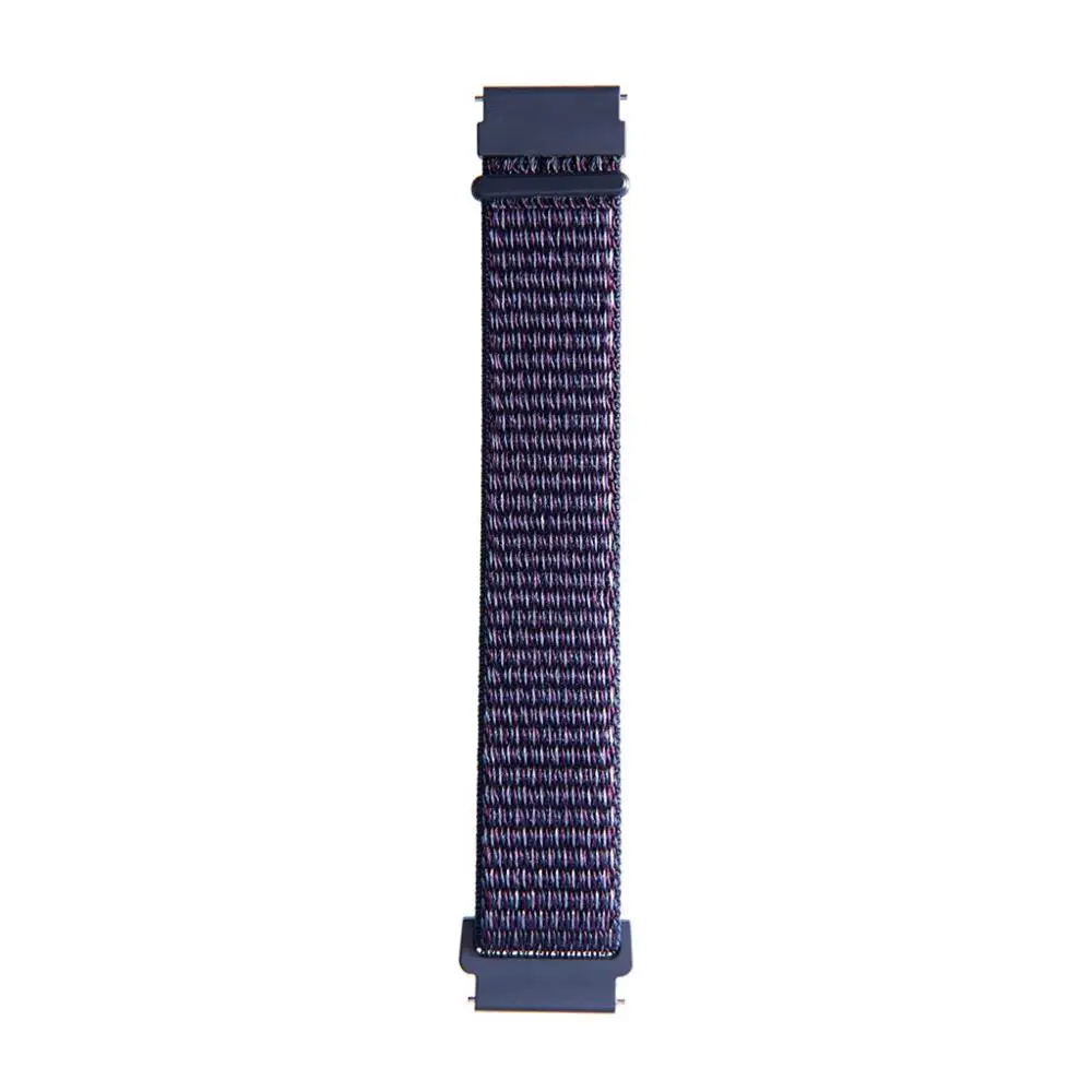 F Нейлоновый переплет ремешок для часов 20 мм для AMAZFIT GTR Watch 42 мм/для Garmin vivoactive3/vivomove HR/Forerunner 645#731 - Цвет: F
