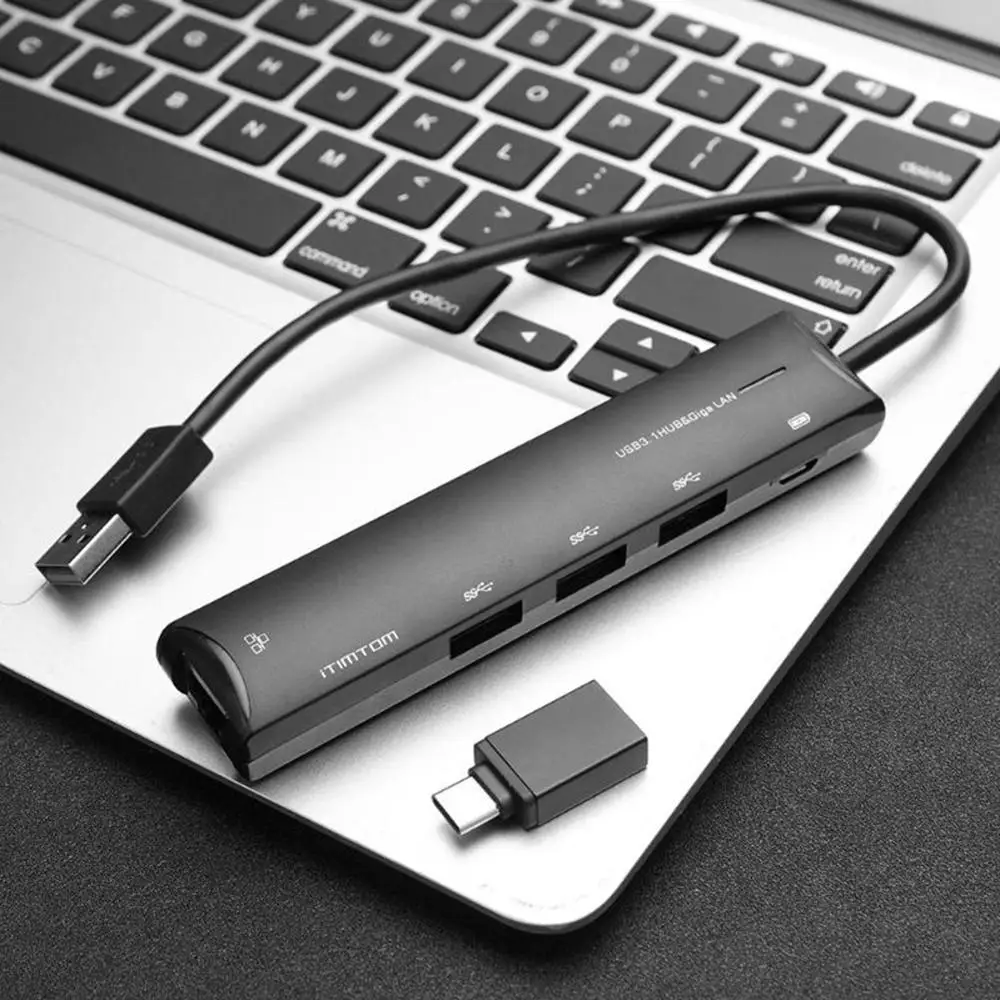 Newest USB 3.1 to 10/100/1000 Gigabit Ethernet Internet Adapter 3-Port with Type-C | Электроника
