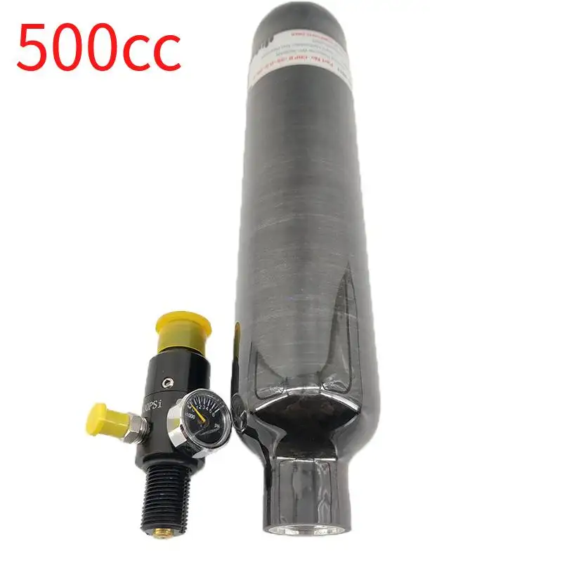 AC30561 0.5L GB регулятор Pcp 4500Psi Hpa бак сжатого воздуха бутылка Pcp Condor Пейнтбол воздушный пистолет ВВС для цилиндра co2