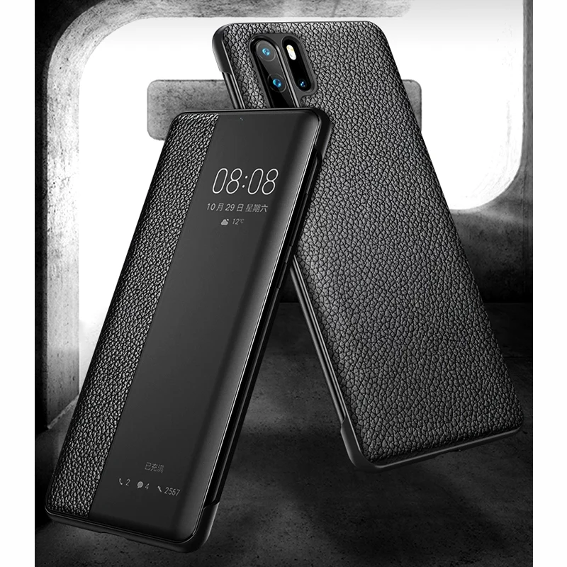huawei mate 40 20 x 10 30 pro 5g rs porsche design p30 p20 p40 pro plus case luxury genuine real leather smart flip cover cases free global shipping
