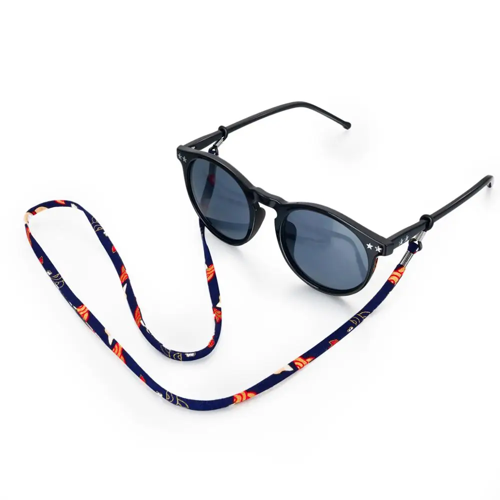 Классические контраст очки в стиле пэчворк цепь с универсальным силиконовым