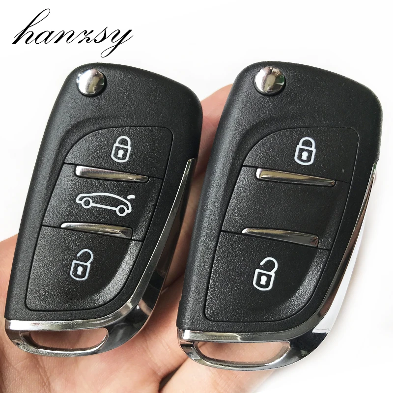 Чехол для выкидного складного ключа CITROEN C4 C5 C8 CE0536 HU83/VA2 blade с 2/3 кнопками
