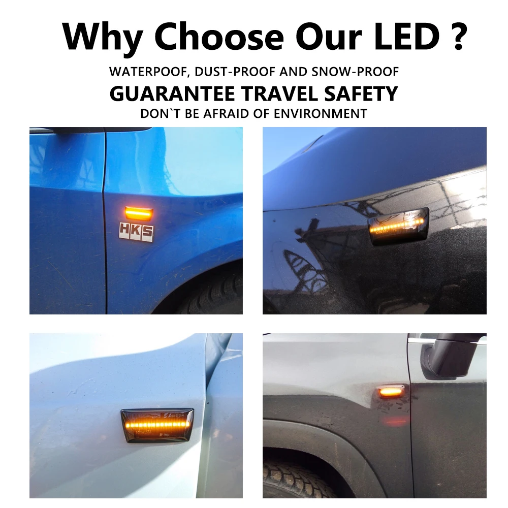 

2X Dynamic LED Side Marker Turn Signal Light Sequential Blinker Lamp For Opel Insignia Astra H Zafira B Corsa D Holden Cruze CD