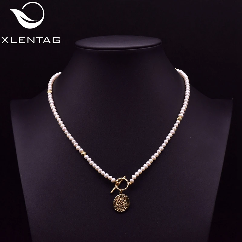XlentAg натуральный высокое качество белый жемчуг с бисером сердце ожерелья и