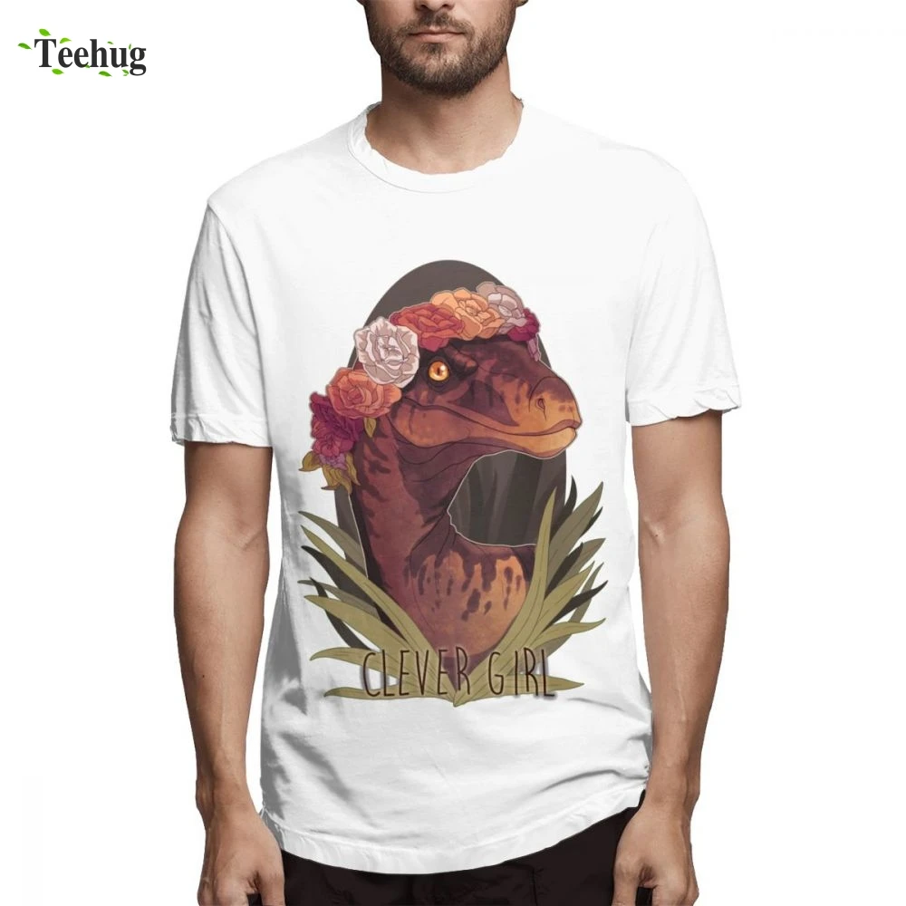 

Fashion Boy Clever Girl 5 Jurassic Park Tee Shirt Free Shipping Streetwear Graphic For Male Camiseta