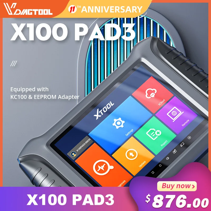 Xtool X100 Pad3 автоматический Ключ Программист Pad Elite диагностический инструмент для