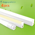 =(K)= 4 шт.лот Т8 Т5 Светодиодная трубчатая лампа 30 см 60 см встроенные лампы 6 Вт 10 Вт 220 В освещение Т5 лампа сменная светодиодная флуоресцентная трубка