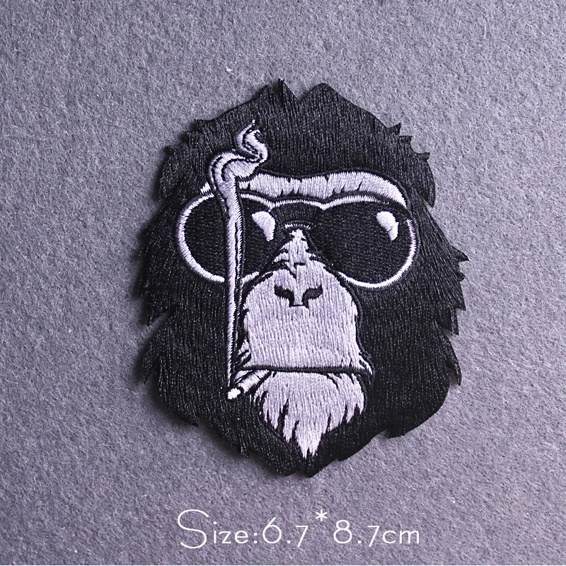 Diy нашивка сталкера/черепа патчи для утюга на одежду панк-Джокер аппликации