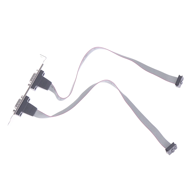 Чехол для ПК-хоста материнская плата 2 порта s Serial RS232 DB9 мужской COM-порт к IDC