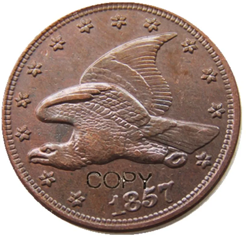 

США, новинка 1857, кулон «Летающий орел» Cent, аксессуары, копия монеты