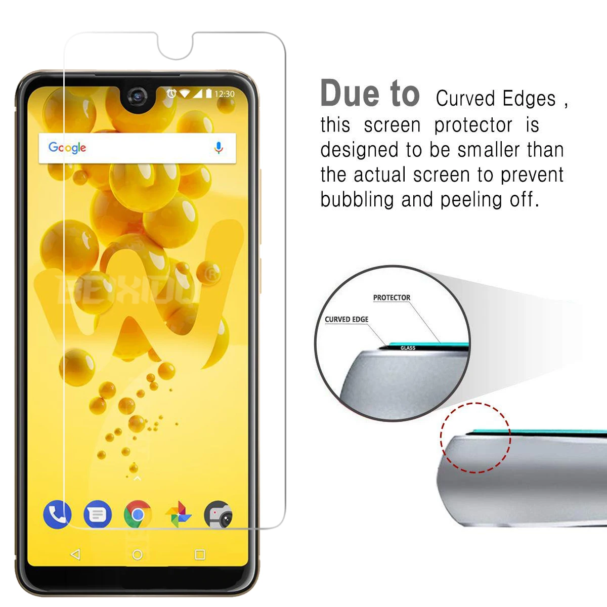 Закаленное стекло для Wiko View 2 шт. защита экрана 2.5D 9h закаленное WIKO VIEW защитная