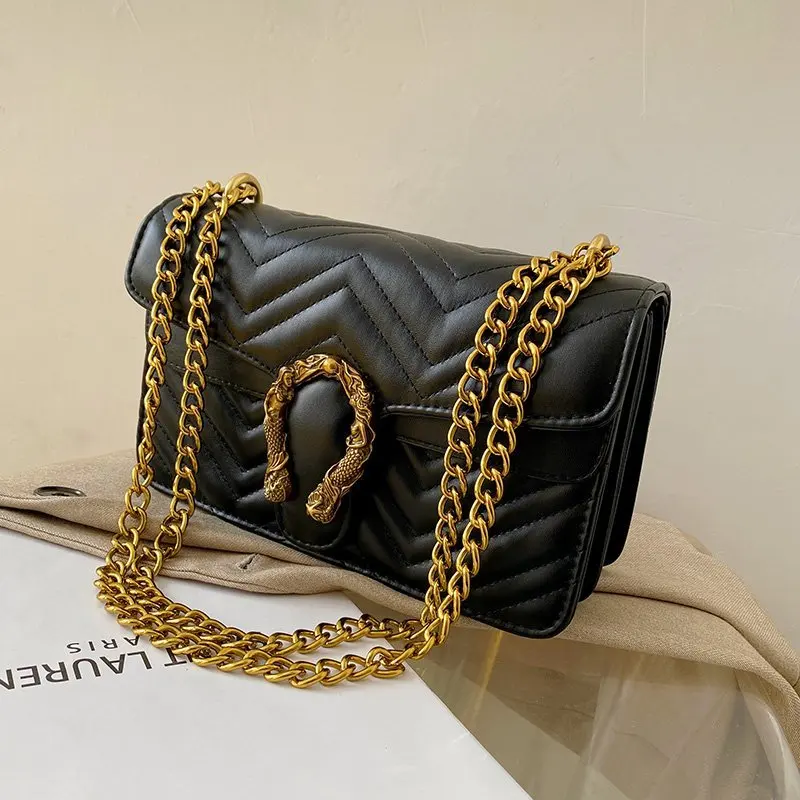 2021 Новый Для женщин сумка Роскошные Дизайнерские шикарные женские сумки с цепью