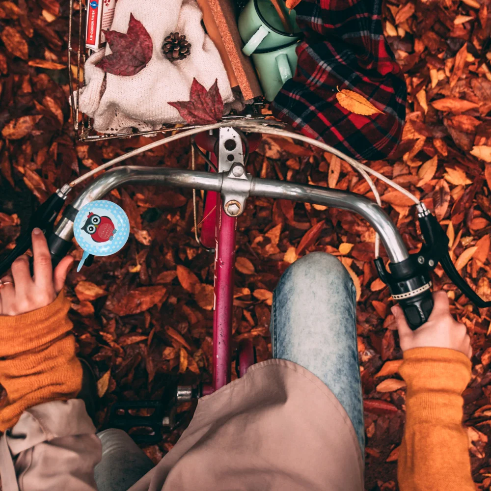 

1pc Children Bicycles Bell Owl Pattern Design Girls Boys Bicycles Bell