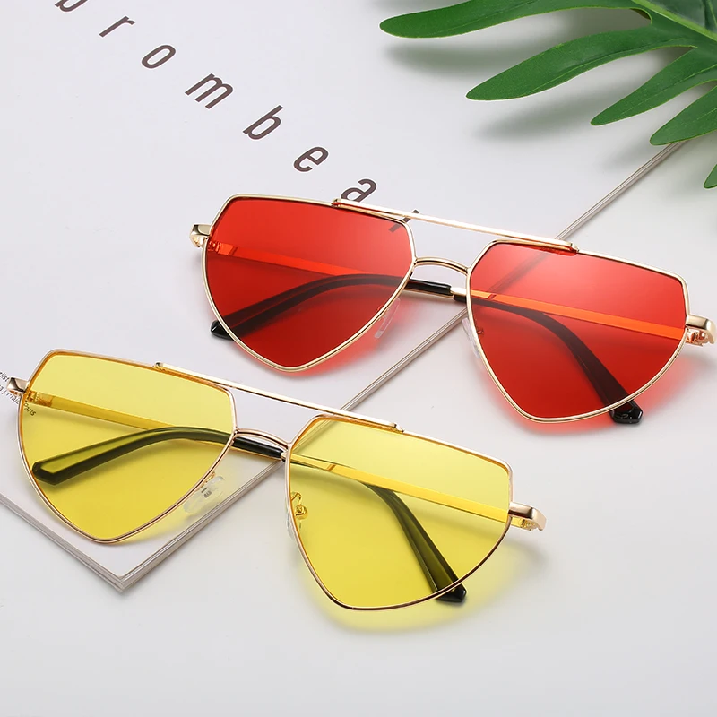 Новый фирменный дизайн солнцезащитные очки кошачий глаз для мужчин женщин