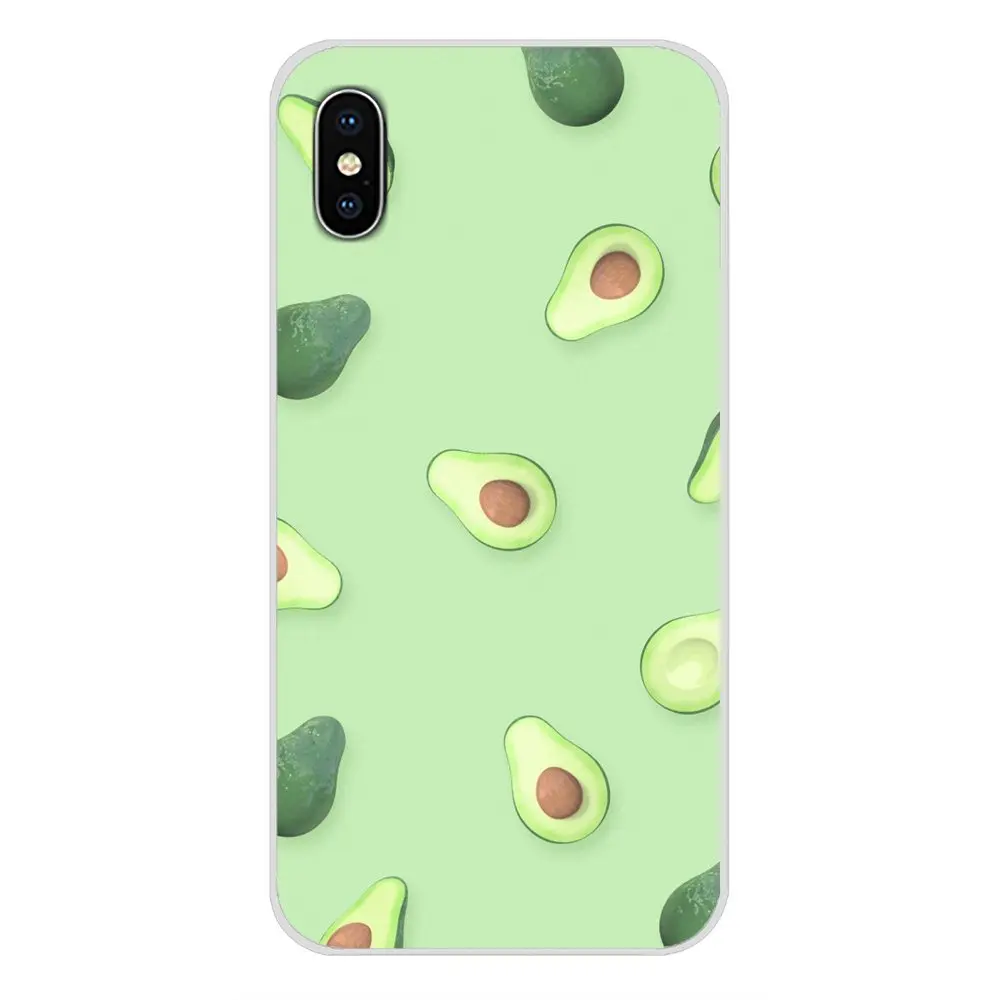 Avocado Pattern Cute Silicone Phone Cases Covers For BQ Aquaris S 5059 5035 6040L C V Plus X X2 Pro U U2 Lite M 2017 E 4.5 E5 X5 | Мобильные