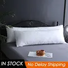 Белая длинная подушка 150X50 см, прямоугольная аниме Подушка для сна, постельные принадлежности для дома и спальни