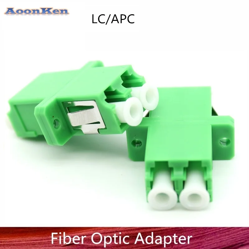 

50/100/200PCS Fiber Optic LC/APC SM SC Type Duplex Flange Coupling Carrier Class Fiber Adapter Coupler