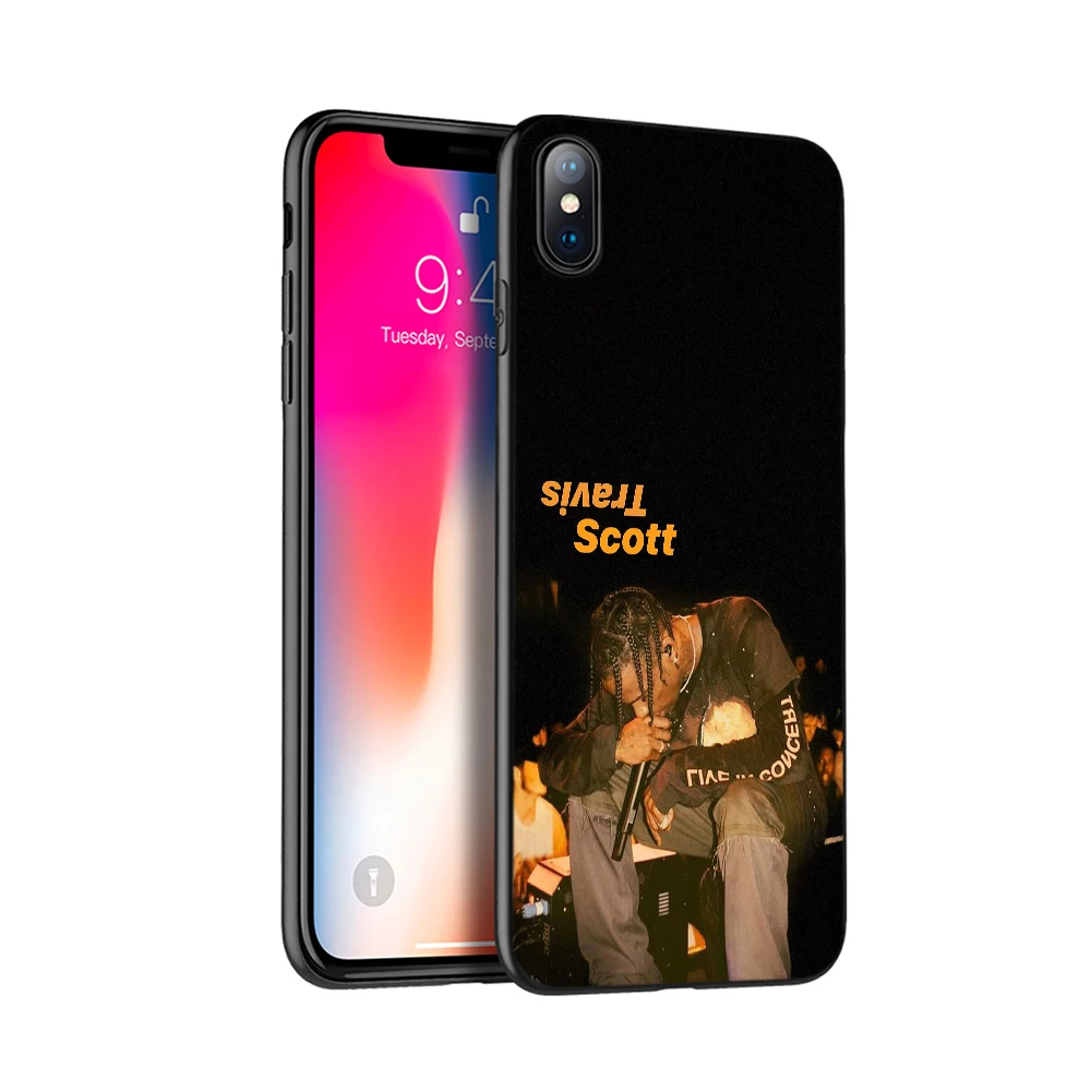 50013 Черный чехол ТПУ для iphone 5 5s se 6 6s 7 8 plus x 10 чехол силиконовый чехол для iphone XR XS 11 pro MAX чехол Трэвиса Скотта astroworld - Цвет: 50013