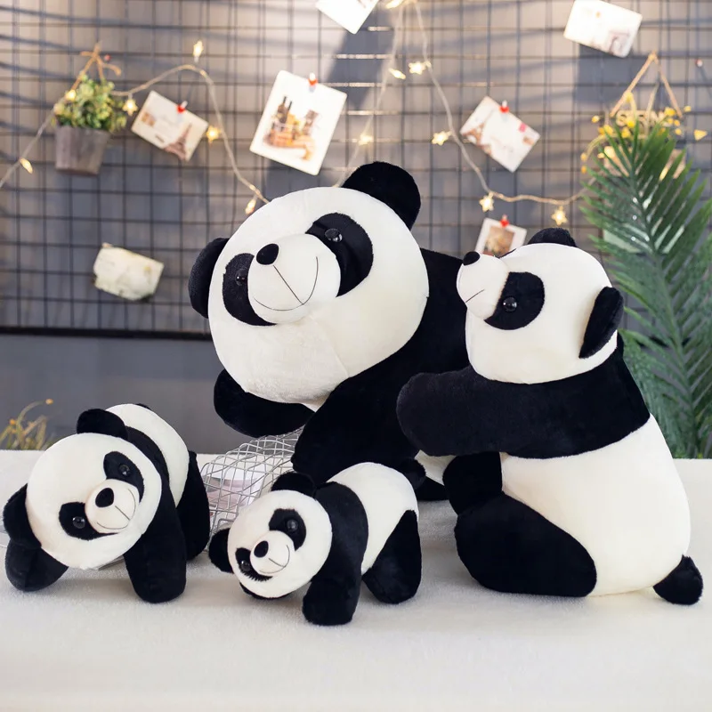 

Free ship cute panda doll plush toy doll pillow hugs large stuffed toys soft children toys kawaii room decor birthday gift girl