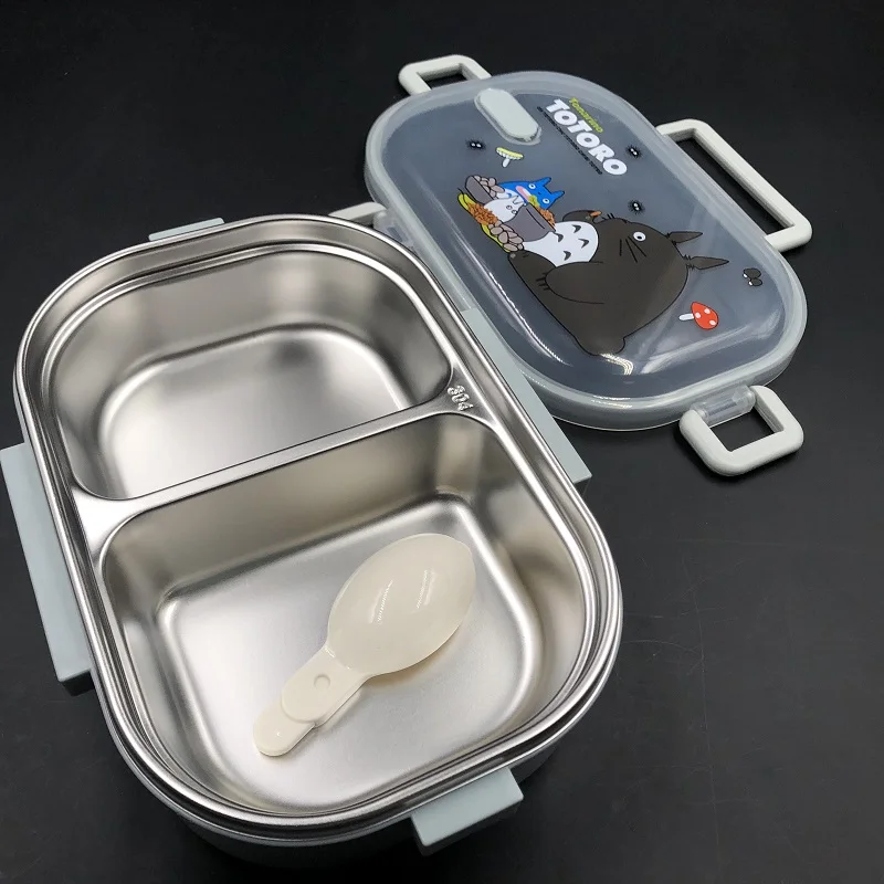 304 нержавеющая сталь Тоторо тепловой Ланч-бокс для детей и взрослых Bento Boxs