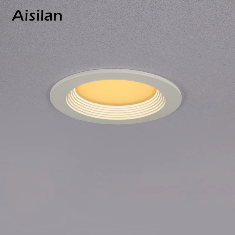Светодиодный светильник Aisilan круглая Встраиваемая лампа белого/золотого цвета