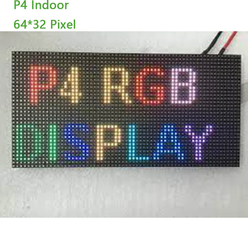 

P4 светодиодный модуль 256*128 мм панель экрана для помещений 64*32 пикселя 1/16 сканирование 3 в 1 SMD2121 RGB Полноцветный P4 светодиодный модуль настенн...