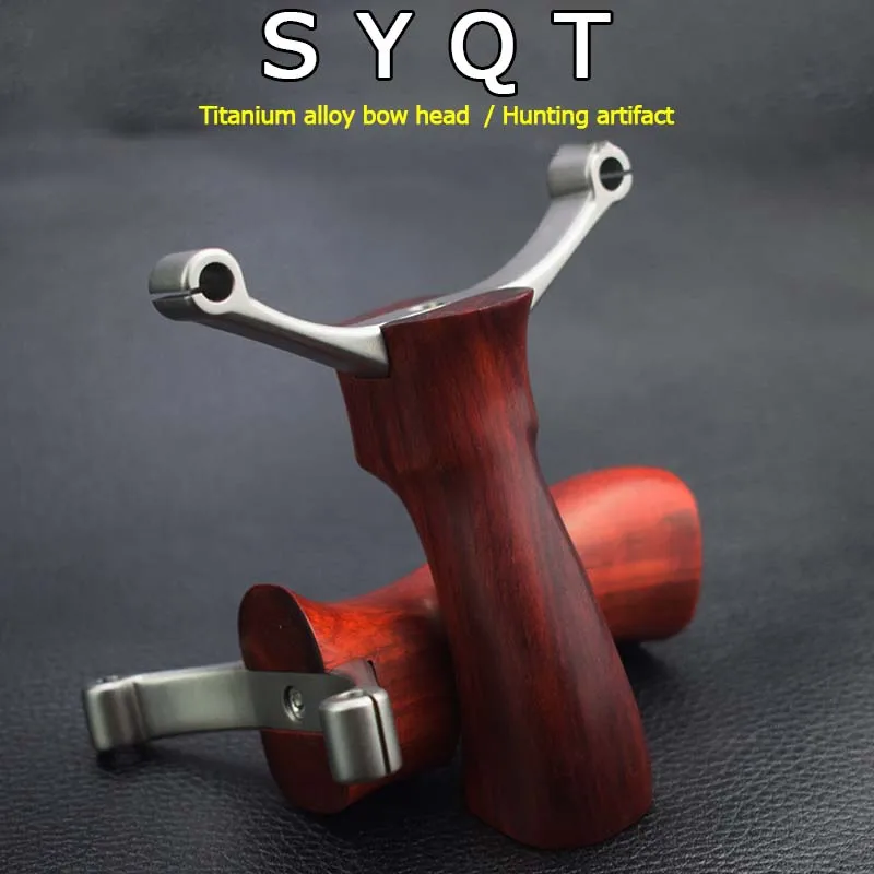 Профессиональная Рогатка с деревянной ручкой плоская резиновая лента для охоты