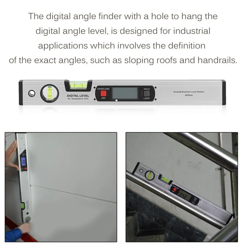 Цифровой Угол Finder уровень 360 градусов диапазон Дух Уровень вертикальный