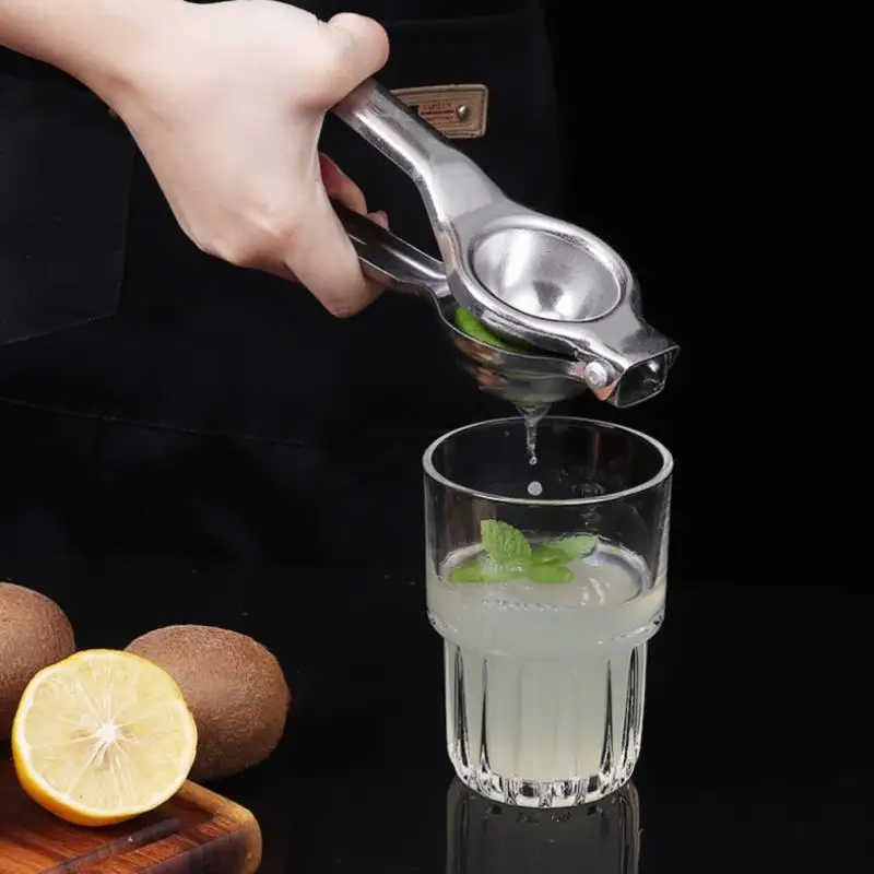 Stainless Steel Lemon Fruits Squeezer Orange Hand Manual Juicer Kitchen Tools Lemon Juicer Orange Queezer Juice Fruit Printing