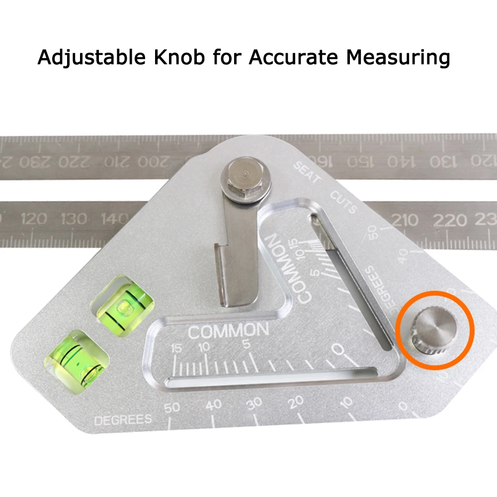 Многофункциональная революционная деревообрабатывающая квадратная линейка из