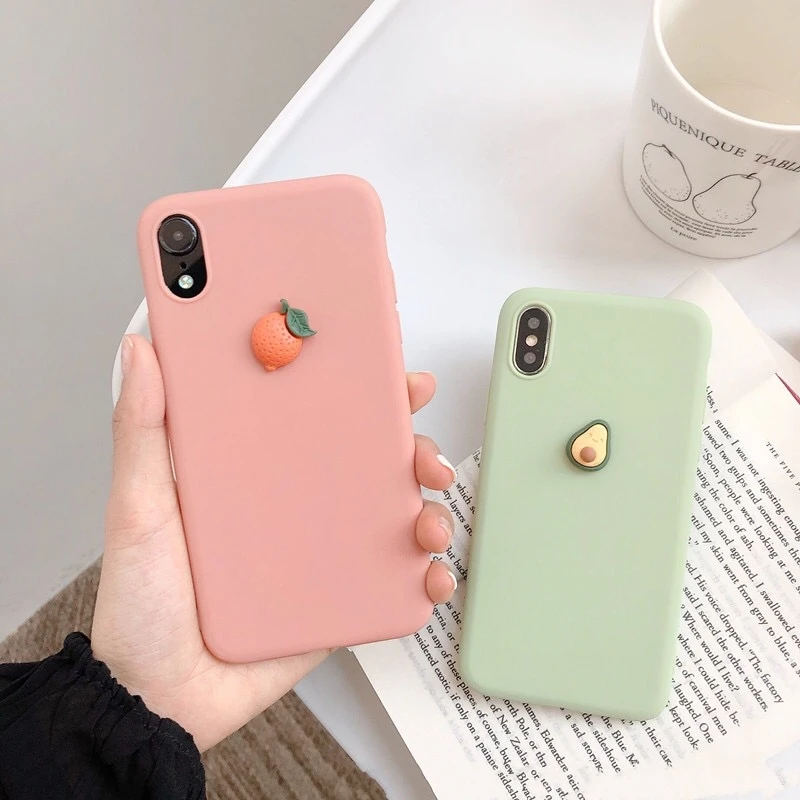 Милый силиконовый чехол для iphone X XR XS 11 Pro MAX 6S 7 8 plus samsung S10 S9 S8 Note 10 9|Чехлы-накладки| |