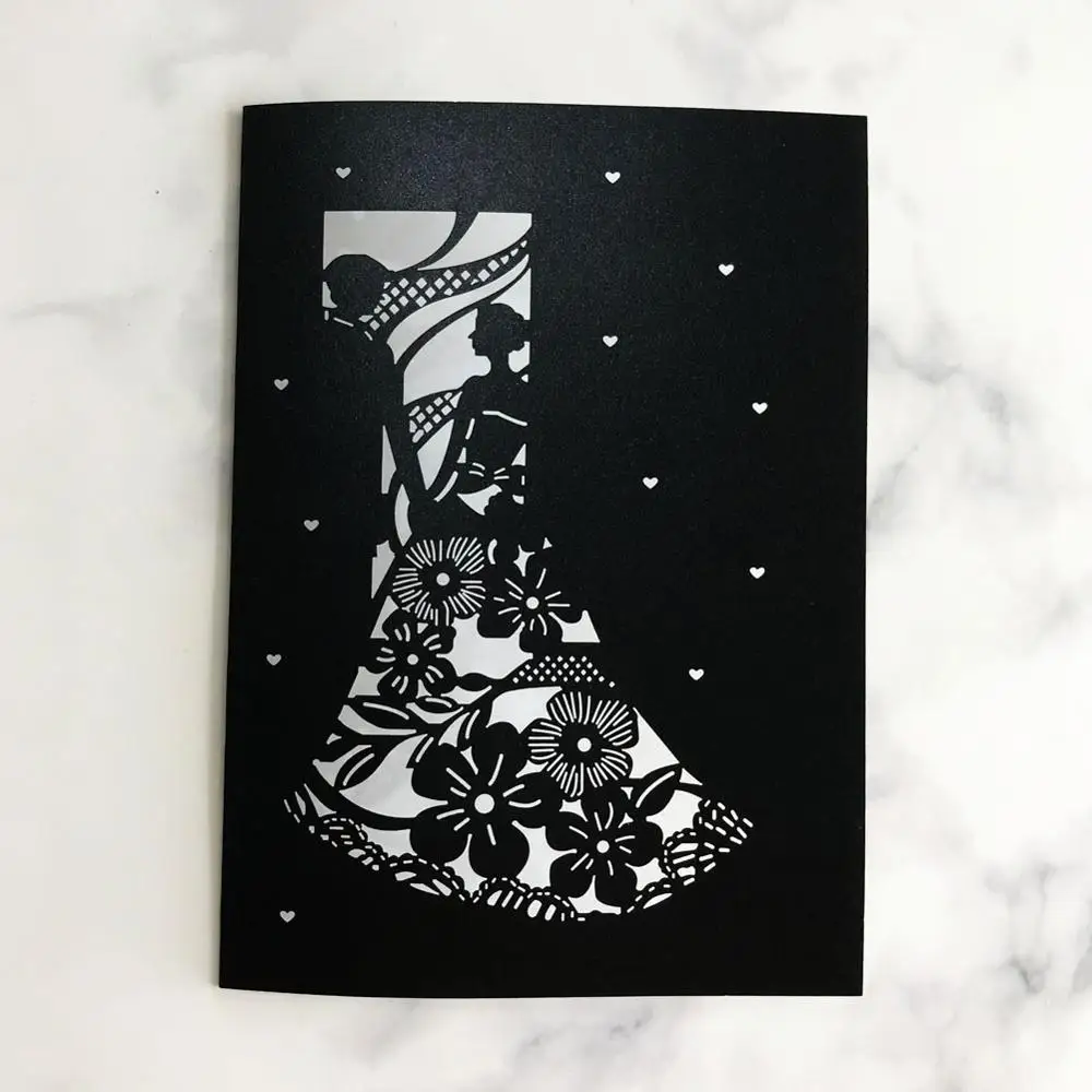 Романтические свадебные приглашения 20 шт./лот открытка для грандиозного события