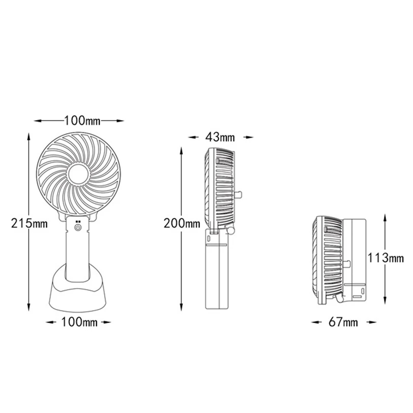 

Mini Handheld Fan USB Personal Portable Desk Stroller Table Fan Cooling Electric Fan Desk Air Cooler Cooling Chargeable Fan J80