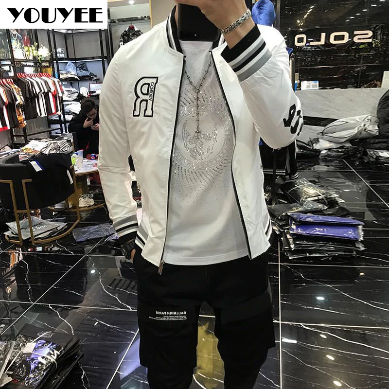 Куртка мужская с вышивкой Молодежный красивый модный брендовый трендовый костюм