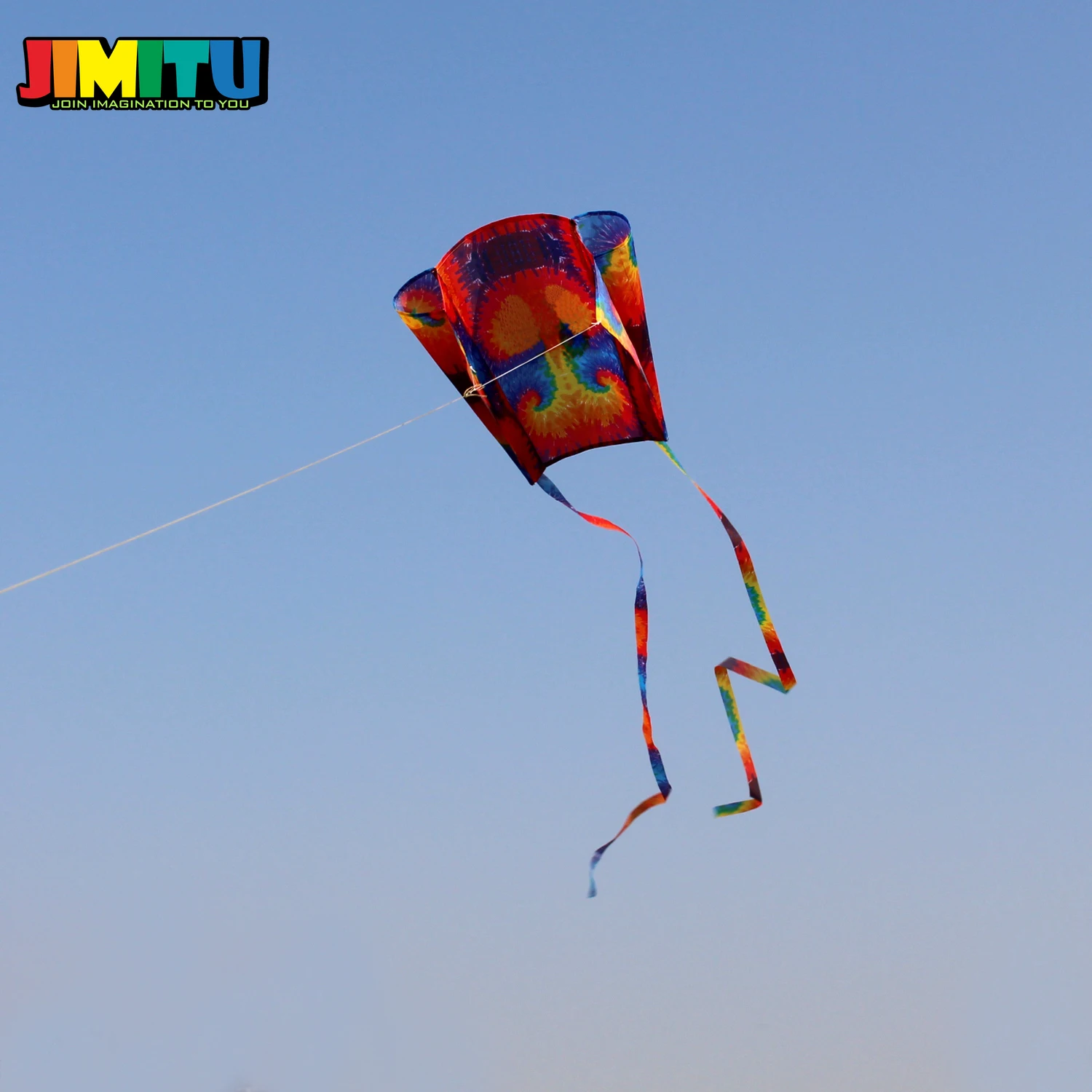 Цветной воздушный змей с хвостами 200 см 30 м летающая линия открытый мягкий