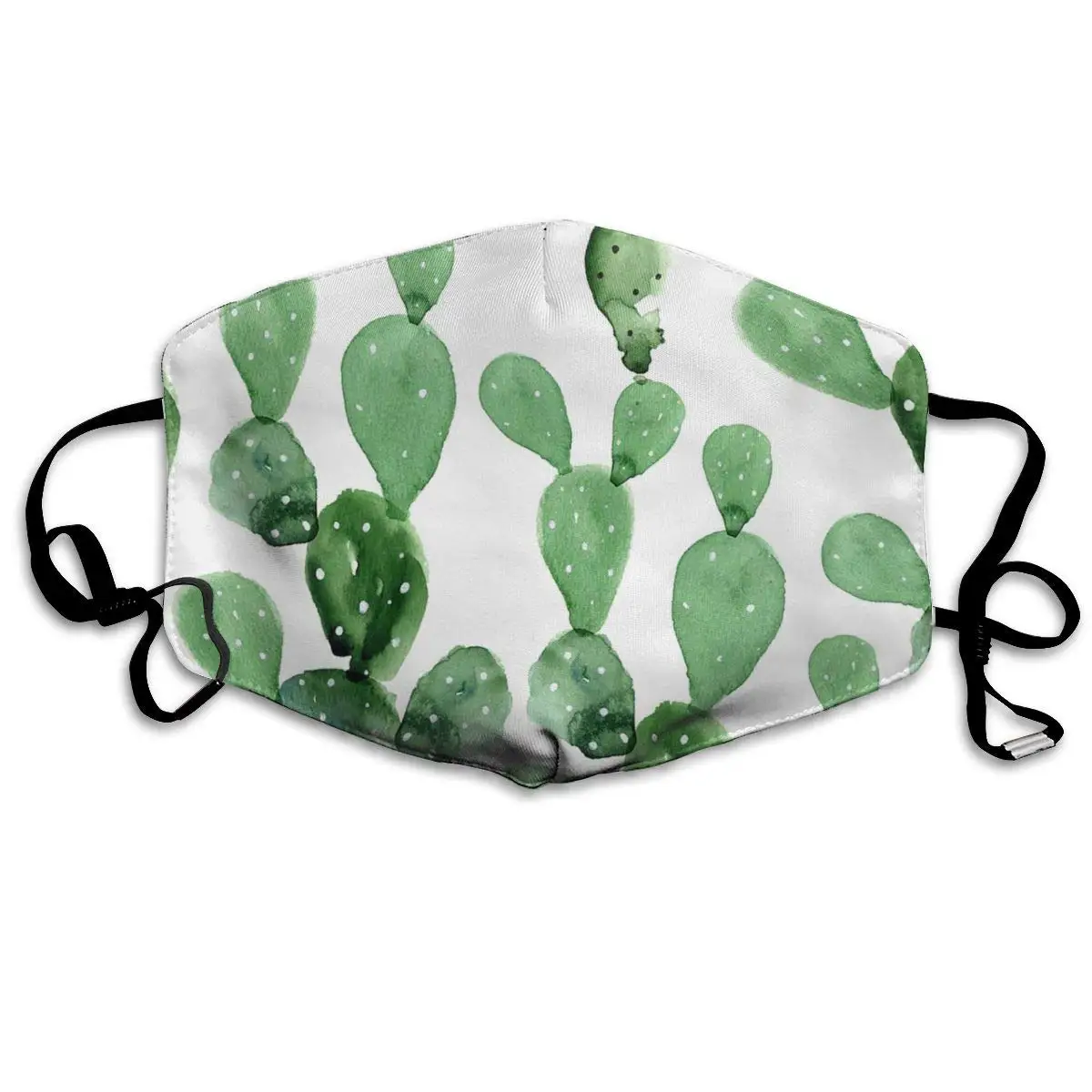 

Многоразовые удобные дышащие маски для лица YongColer с рисунком кактуса, защита от пыли, маски для улицы, моющиеся теплые ветрозащитные маски д...