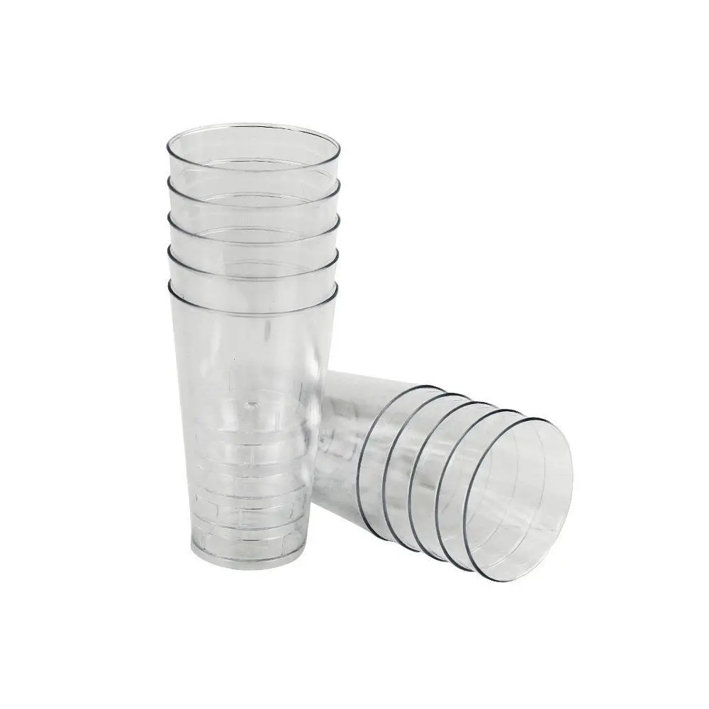 

New 50pcs 3 oz Cups with Round Shooter Disposable Plastic Dessert Cups Appetizer Bowls Shot Glasses Catering Supplies