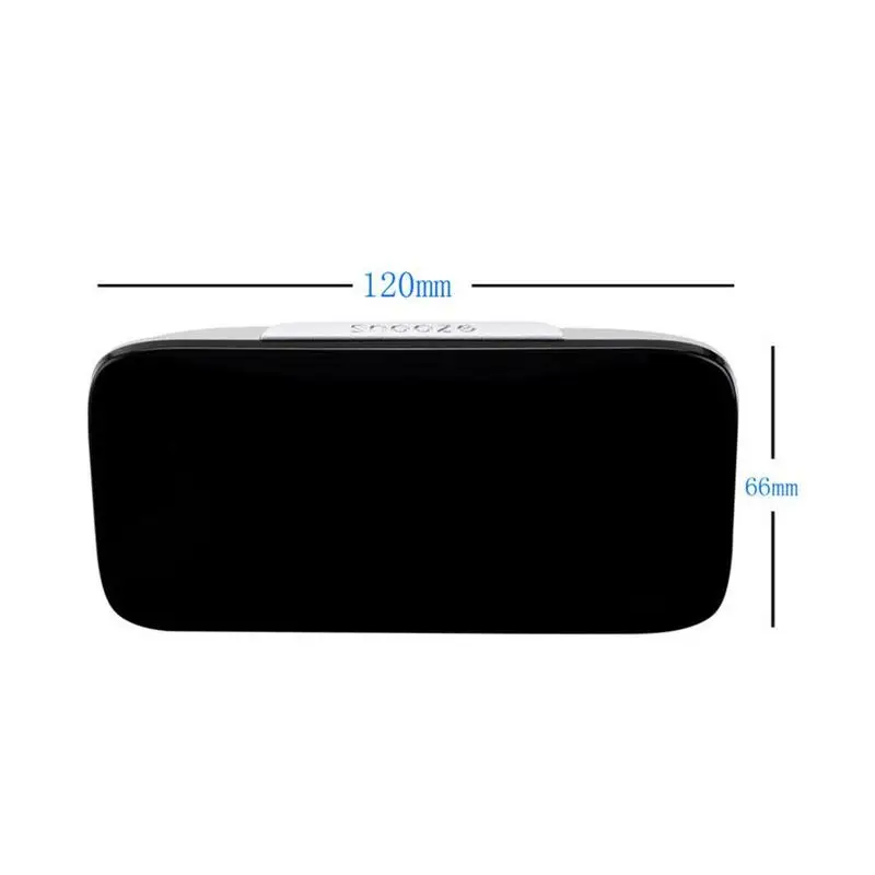 

Multifunction LED Mirror Digital Alarm Clock Electronic Mute Table Desktop Alarm Clocks Snooze Night Large Led Display Gift Red