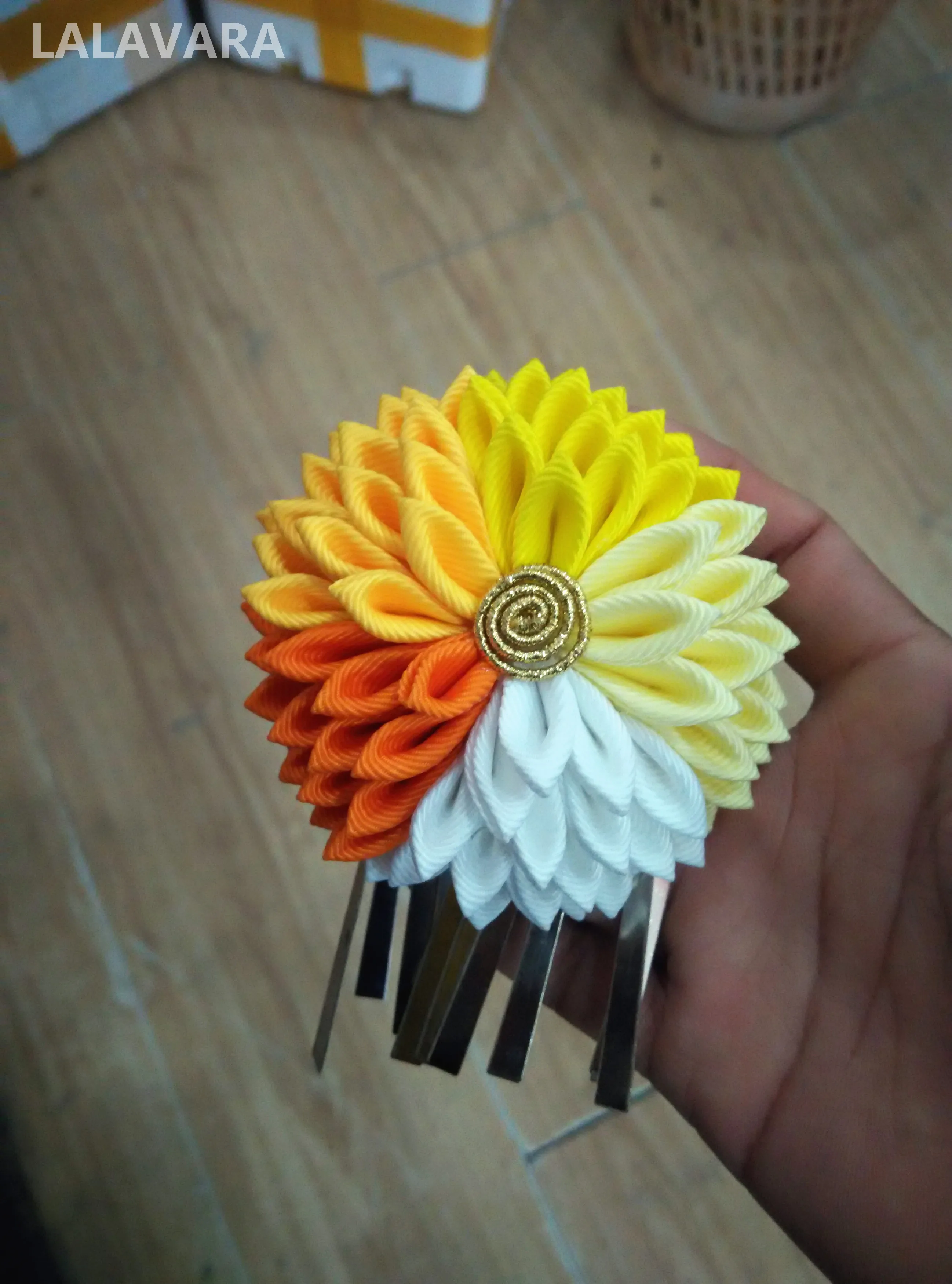 Японская Вуалетка для волос LALAVARA Maiko Свадебные Заколки kanzashi с металлическими