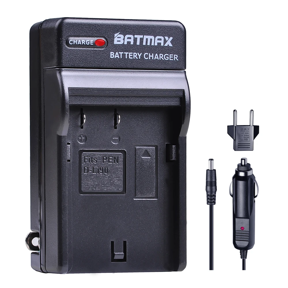Аккумулятор Batmax 2600 мА · ч D-LI90 DLI90 D LI90 + Цифровое настенное зарядное устройство для