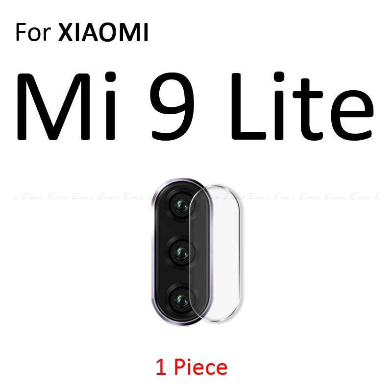 For XiaoMi Mi 9 Lite Задняя Камера защитная крышка объектива закаленное Стекло чехол для Xiaomi mi 9 8 до 9 лет A3 A2 Lite Red mi Note 8, 7 6 5 10 Pro 6A S2 mi x Max 3 - Цвет: For XiaoMi Mi 9 Lite