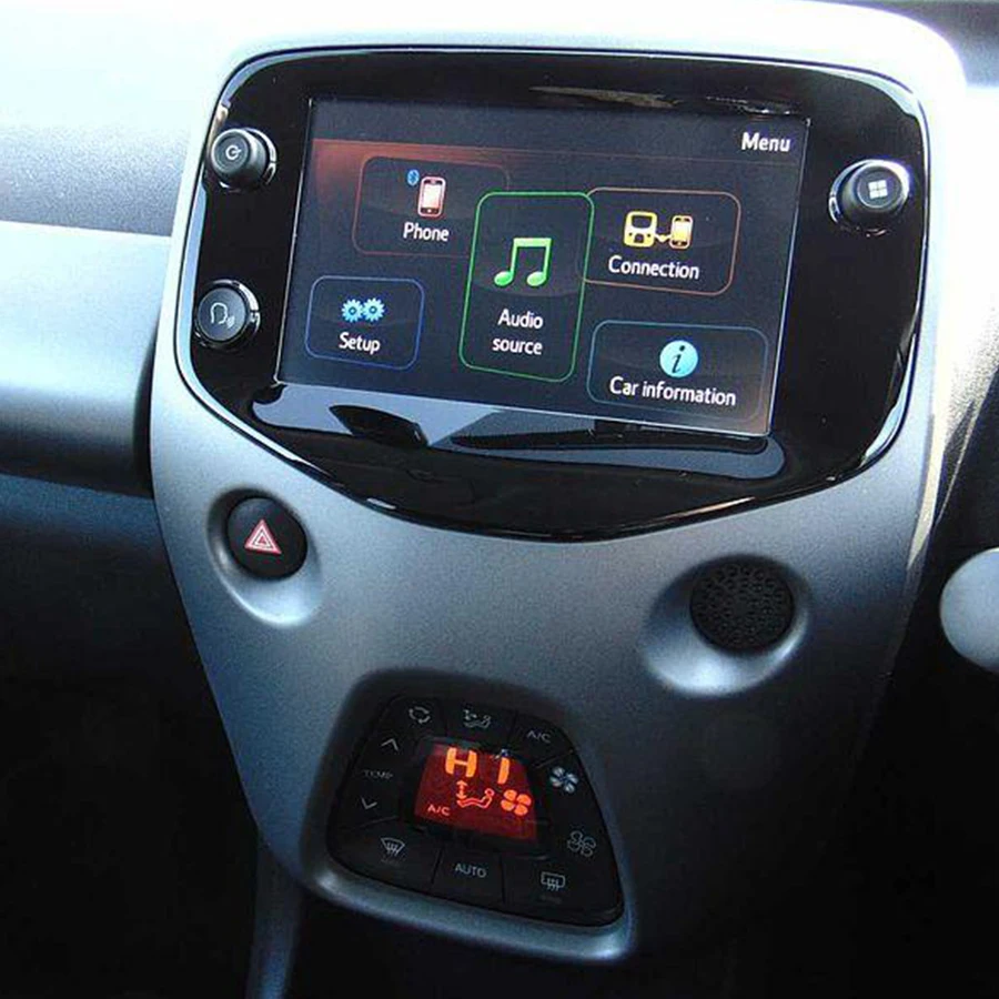 Автомагнитола 2DIN Android для Toyota Aygo Citroen C1 Peugeot 107 108 2014 мультимедийный плеер навигация