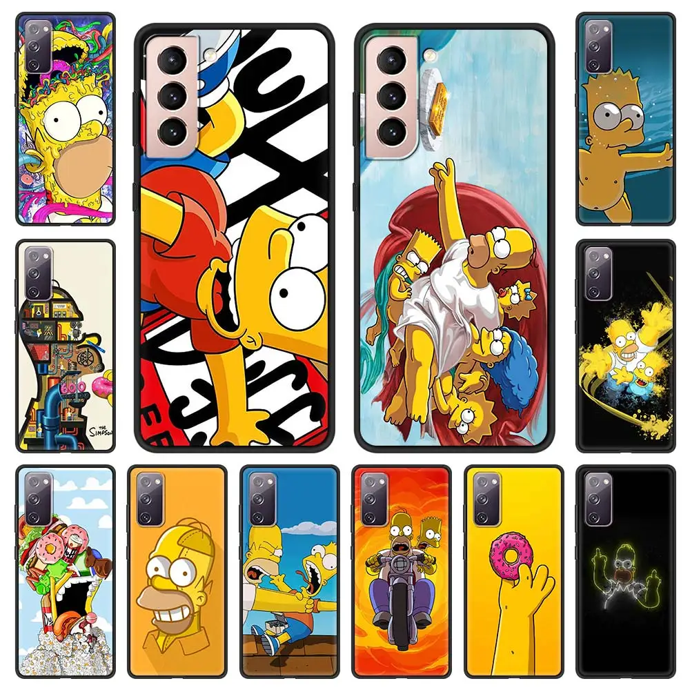 

Cartoon Homer S Animal Phone Case For Samsung Galaxy S20 FE S21 Plus Shell For Samsung S21 S20 Ultra Smartphone Back Cover